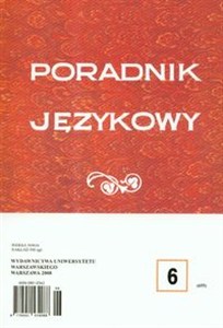 Picture of Poradnik językowy 6/2008