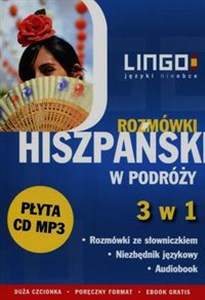 Obrazek Hiszpański w podróży Rozmówki 3 w 1 + CD