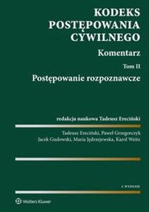 Obrazek Kodeks postępowania cywilnego. Komentarz Tom 2. Postępowanie rozpoznawcze