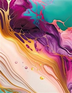 Picture of Notatnik ozdobny 105x148/64K kratka TW Mozaika róż