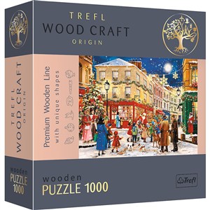 Picture of Puzzle 1000 drewniane Świąteczna aleja 20151