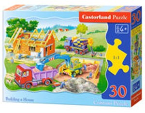 Obrazek Puzzle konturowe Building a House 30