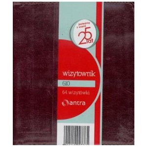 Picture of Wizytownik 64 dwuklatkowy 610 brąz