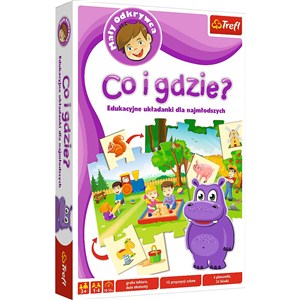 Obrazek Co i gdzie? Edukacyjne układanki dla najmłodszych
