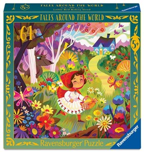 Obrazek Puzzle dla dzieci: Czerwony Kapturek 64el