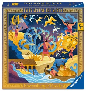 Obrazek Puzzle dla dzieci: Dwanaście prac Herkulesa 64el