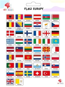 Picture of Naklejki dla dzieci Flagi Europy