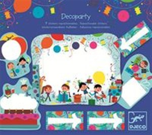 Obrazek Komplet naklejek na przyjęcie urodzinowe