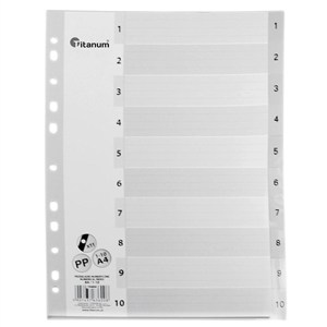 Obrazek Przekładki A4 1-10