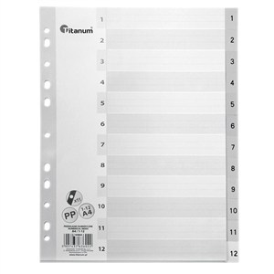 Picture of Przekładki A4 1-12