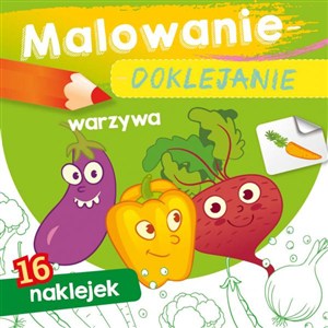 Obrazek Malowanie-doklejanie. Warzywa