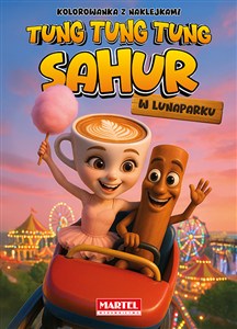 Obrazek Tung Tung Sahur w lunaparku z naklejkami