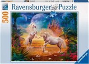 Obrazek Puzzle Fantastyczne jednorożce 500