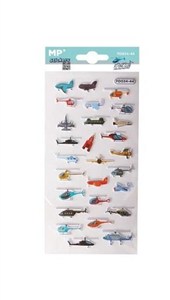 Obrazek Naklejki 3D samoloty i helikoptery