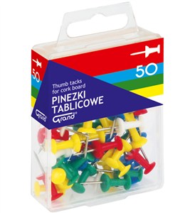 Obrazek Pinezki Grand tablicowe 50 sztuk