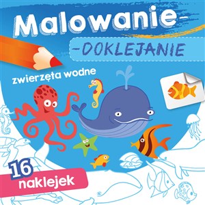 Obrazek Malowanie-doklejanie. Zwierzęta wodne