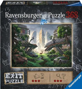 Obrazek Puzzle 368 EXIT Opustoszałe miasto 17121
