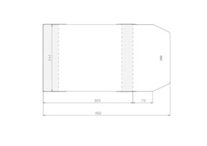 Obrazek Okładka regulowana 242x400mm (50szt)