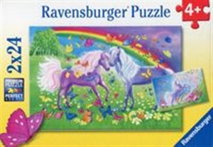 Picture of Puzzle Konie z tęczą 2x24