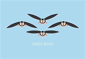 Picture of I Like Birds: Flying Puffins Guest Book