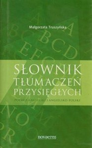 Picture of Słownik tłumaczeń przysięgłych polsko-angielski i angielsko-polski