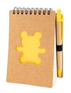 Picture of Blok spirala Eco Bear z długopisem