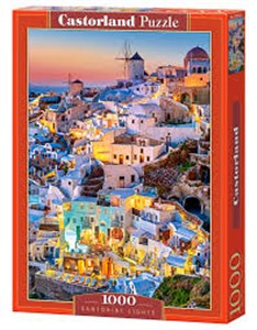 Obrazek Puzzle Santorini Lights 1000