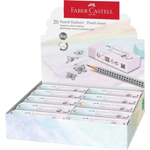 Obrazek Gumka dust-free Eco pastel (20szt) FABER CASTELL