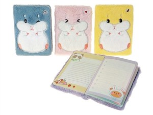 Obrazek Notes z pluszową okładką B6 MIX