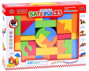 Obrazek Klocki piankowe 96szt