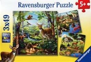 Picture of Puzzle Zwierzęta 3x49