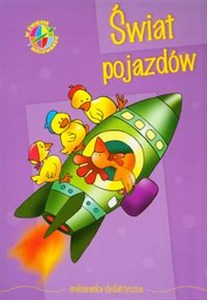 Obrazek Świat pojazdów W świecie malowanek Malowanka dydaktyczna