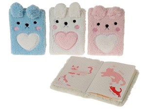 Obrazek Notes z pluszową okładką B6 MIX