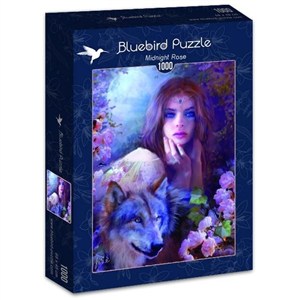 Obrazek Puzzle 1000 Nocna róża