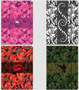 Obrazek Teczka A4 z gumką Camouflage mix