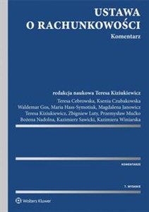 Obrazek Ustawa o rachunkowości Komentarz