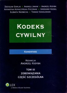 Obrazek Kodeks cywilny Komentarz Tom 3 Zobowiązania. Część szczególna