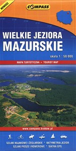 Obrazek Wielkie Jeziora Mazurskie mapa turystyczna