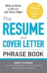 Picture of The Resume and Cover Letter Phrase Book