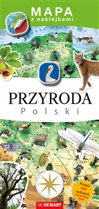 Obrazek Mapa z naklejkami Przyroda Polski