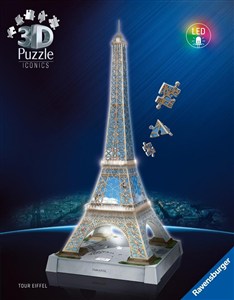 Obrazek Puzzle 3D Iconics Wieża Eiffla