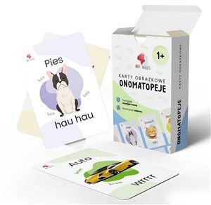 Obrazek Karty edukacyjne Onomatopeje 34szt