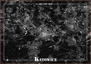 Picture of Plakat dekoracyjny - Katowice
