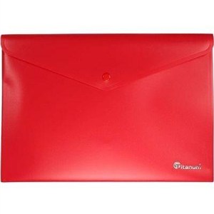 Obrazek Teczka kopertowa A4 pozioma czerwona