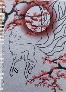 Obrazek Zeszyt japoński A5/100K kropki