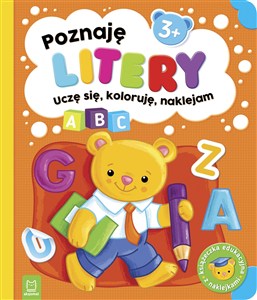 Obrazek Poznaję litery. Uczę się, koloruję, naklejam