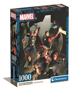 Picture of Puzzle 1000 Compact Marvel The Avengers 39809