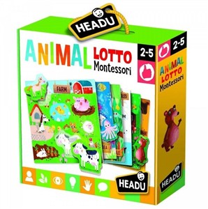 Obrazek Montessori Zwierzęta Lotto HEADU
