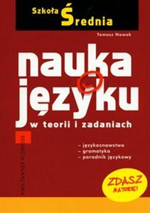 Obrazek Nauka o języku w teorii i zadaniach Szkoła średnia