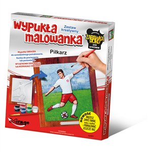 Obrazek Wypukła malowanka sport piłkarz 62401